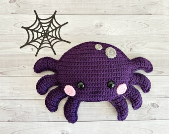 Spider Crochet Pattern, Spider Amigurumi Pattern, Spider Kawaii Cuddler, Spider Rag doll, Spider Cuddler, Kawaii Spider