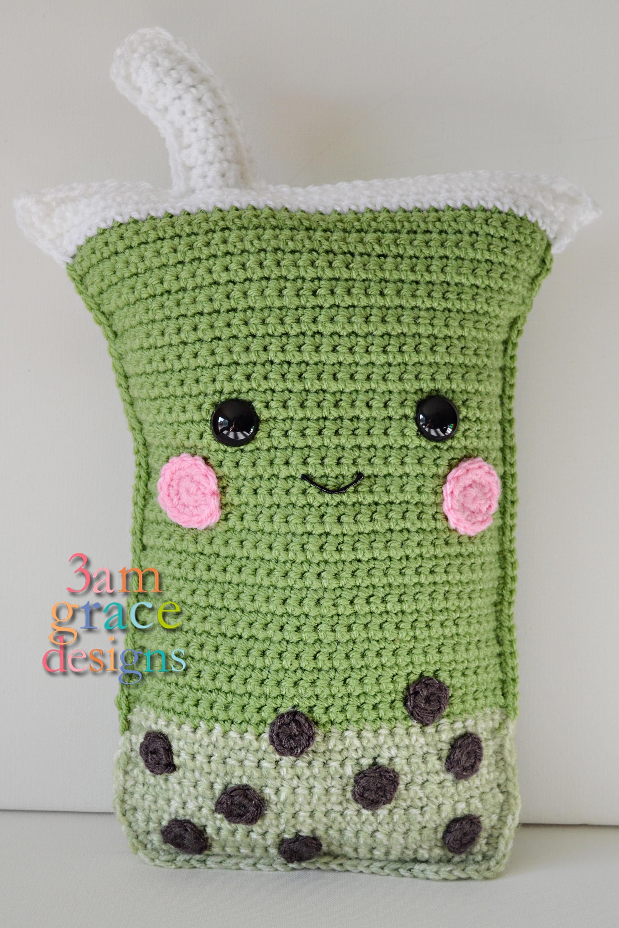 Milkshake Amigurumi Plushie Crochet Pattern Kawaii Cuddler Ragdoll PDF ...