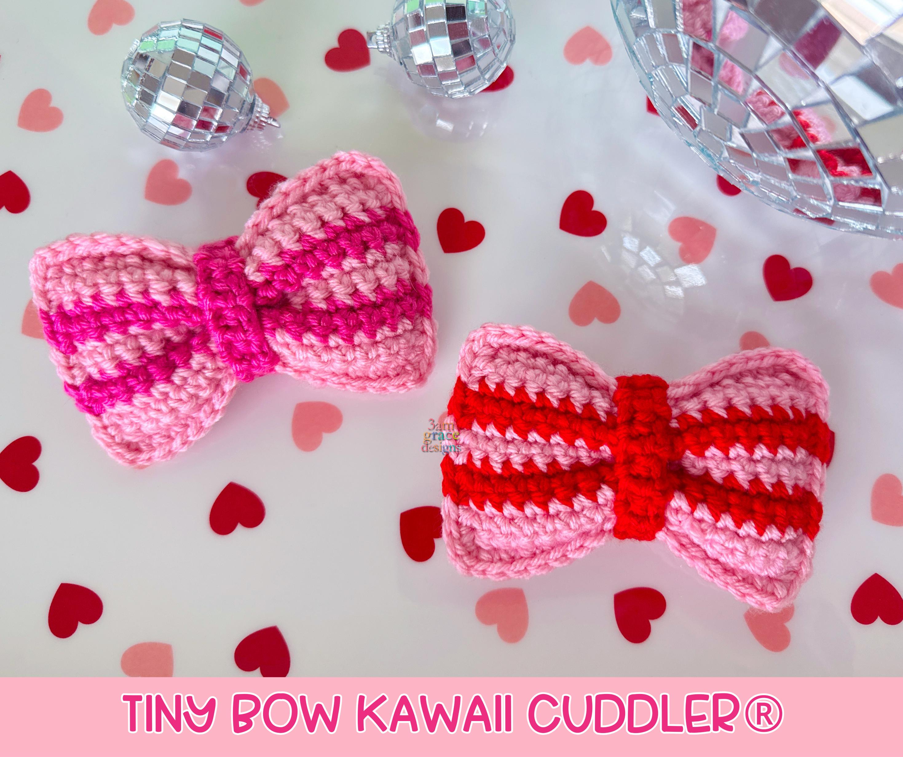 Tiny Bow Amigurumi Plushie Crochet Pattern Kawaii Cuddler Ragdoll PDF ...