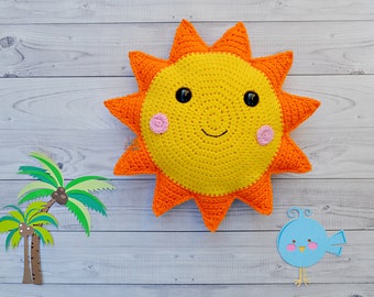 Sun Crochet Pattern, Sun Amigurumi Pattern, Sun Kawaii Cuddler, Sun rag doll pattern, Sun ragdoll pattern, Sunshine Crochet Pattern
