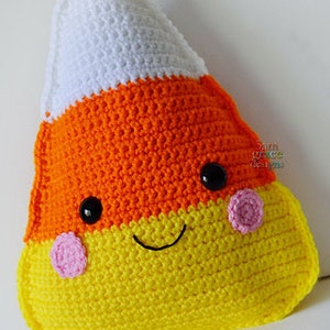 Candy Corn Crochet Pattern, Candy Corn Amigurumi Pattern, Candy Corn Kawaii Cuddler, Candy Corn Rag doll, Kawaii Candy Corn Crochet Pattern