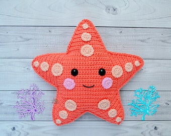 Starfish Crochet Pattern, Starfish Amigurumi Pattern, Starfish Kawaii Cuddler, Starfish Rag doll, Starfish Ragdoll, Starfish Cuddler