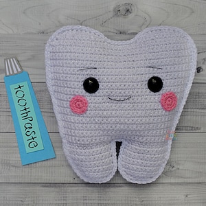 Tooth Fairy Pillow Crochet Pattern, Tooth Fairy Pillow Amigurumi Pattern, Tooth Fairy Pillow Kawaii Cuddler, Tooth Fairy Pillow Pattern