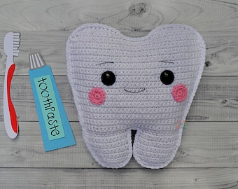 Tooth Fairy Pillow Crochet Pattern, Tooth Fairy Pillow Amigurumi Pattern, Tooth Fairy Pillow Kawaii Cuddler, Tooth Fairy Pillow Pattern
