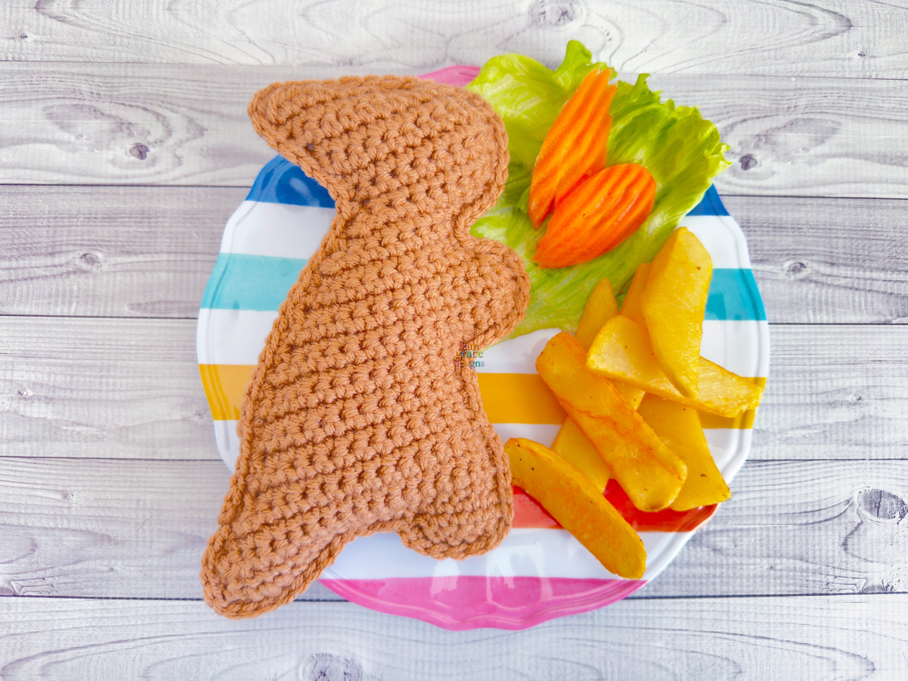 16 Mini Dino Crochet Patterns for Cute, Giftable Amigurumi Projects 12 Mini Parasaurolophus Dinosaur Chicken Nugget Amigurumi