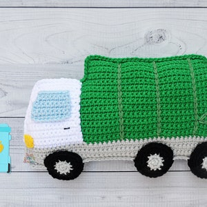 Garbage Truck Crochet Pattern, Garbage Truck Amigurumi Pattern, Garbage Truck Kawaii Cuddler, Garbage Truck Rag doll, Garbage Truck Ragdoll
