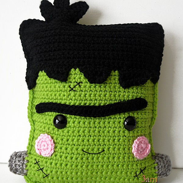 Frankenstein Crochet Pattern, Frankenstein Amigurumi Pattern, Frankenstein Kawaii Cuddler, Crochet Frankenstein Pattern, Frankenstein