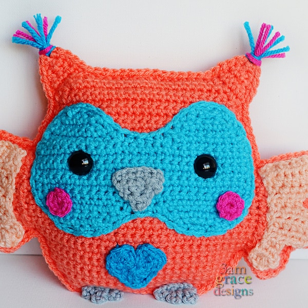 Owl Crochet Pattern, Owl Amigurumi Pattern, Owl Pattern, Owl Ragdoll, Owl Rag Doll, Owl Plushie, Owl Softie, Owl