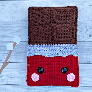 Chocolate Bar Crochet Pattern, Chocolate Bar Amigurumi Pattern, Chocolate Bar Kawaii Cuddler, Chocolate Bar Rag doll, Chocolate Bar Ragdoll