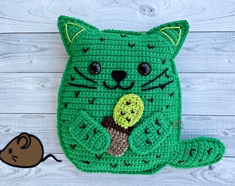 Cactus Cat Cactus Squish Amigurumi Plushie Crochet Pattern Kawaii Cuddler Ragdoll PDF Digital Download
