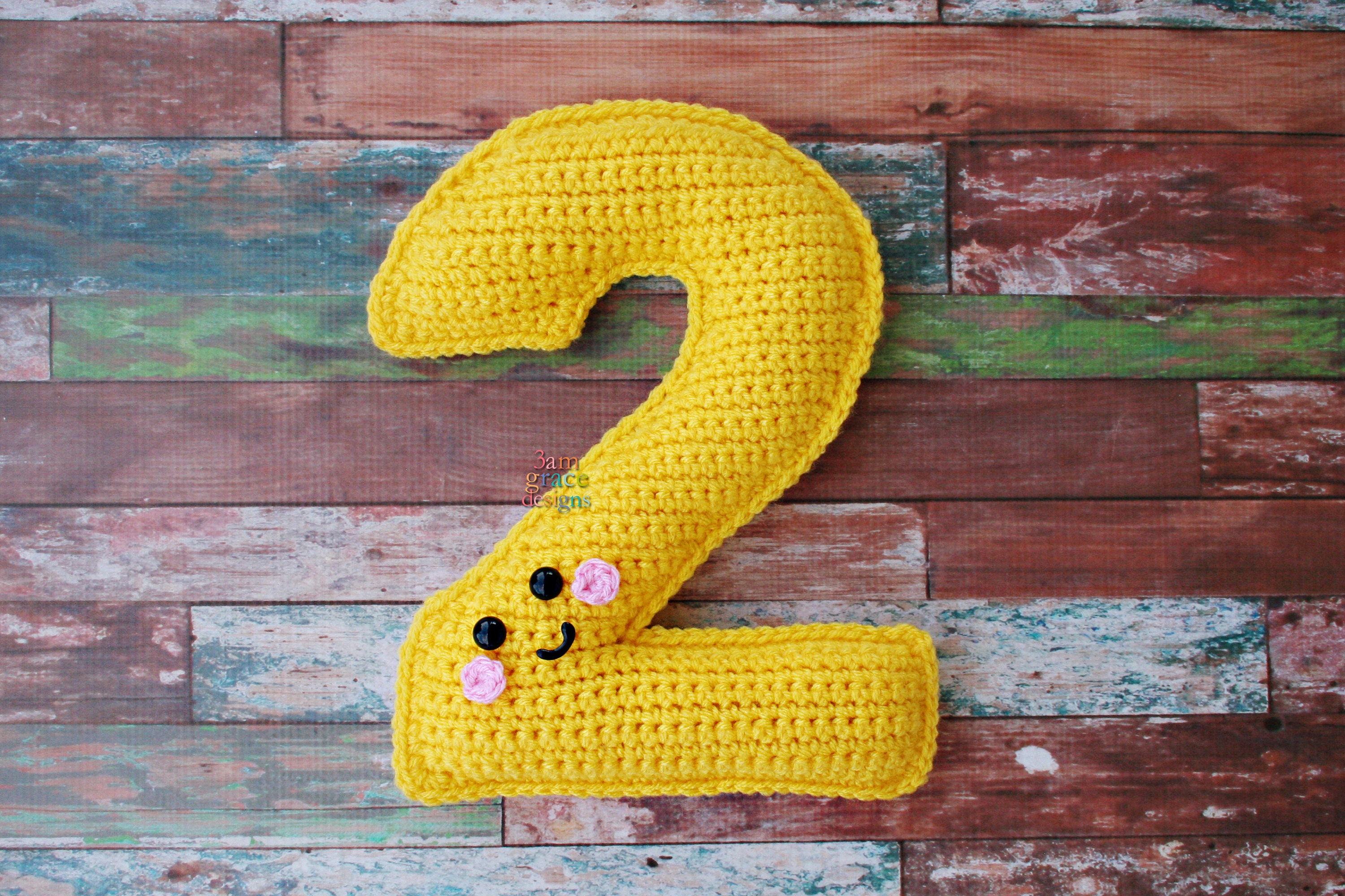 Number 2 Crochet Pattern Number 2 Amigurumi Pattern Number Etsy