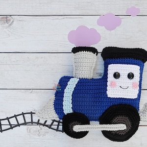 Train Crochet Pattern, Train Amigurumi Pattern, Train Plushie, Train Softie, Train Kawaii Cuddler, Train Ragdoll, Train Rag doll