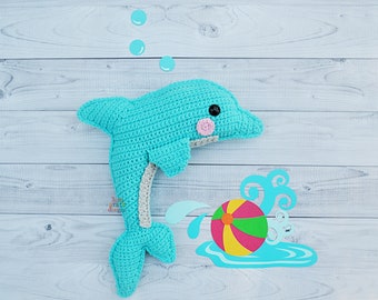 Delfin Häkelanleitung, Delfin Amigurumi Anleitung, Delfin Kawaii Kuscheltier, Delfin Ragdoll, Delfin Häkelanleitung, Amigurumi Delfin