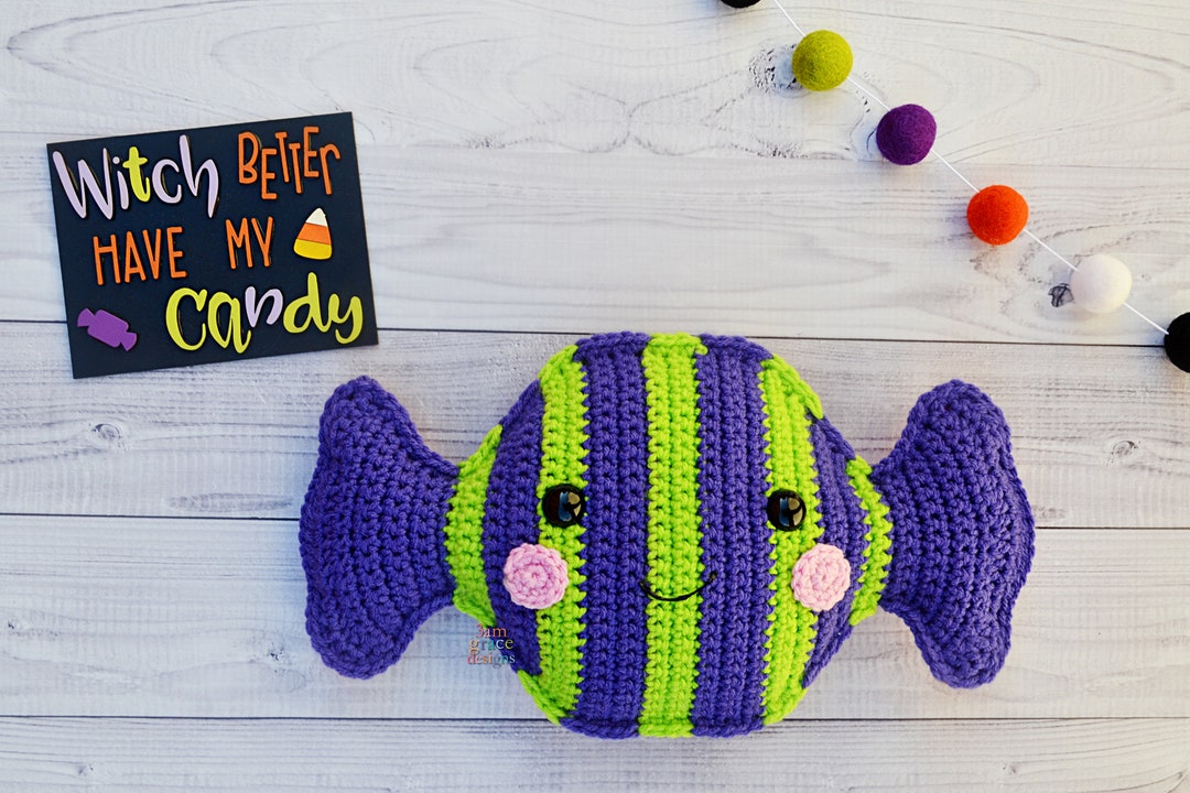 Halloween Candy Amigurumi Plushie Crochet Pattern Kawaii Cuddler ...