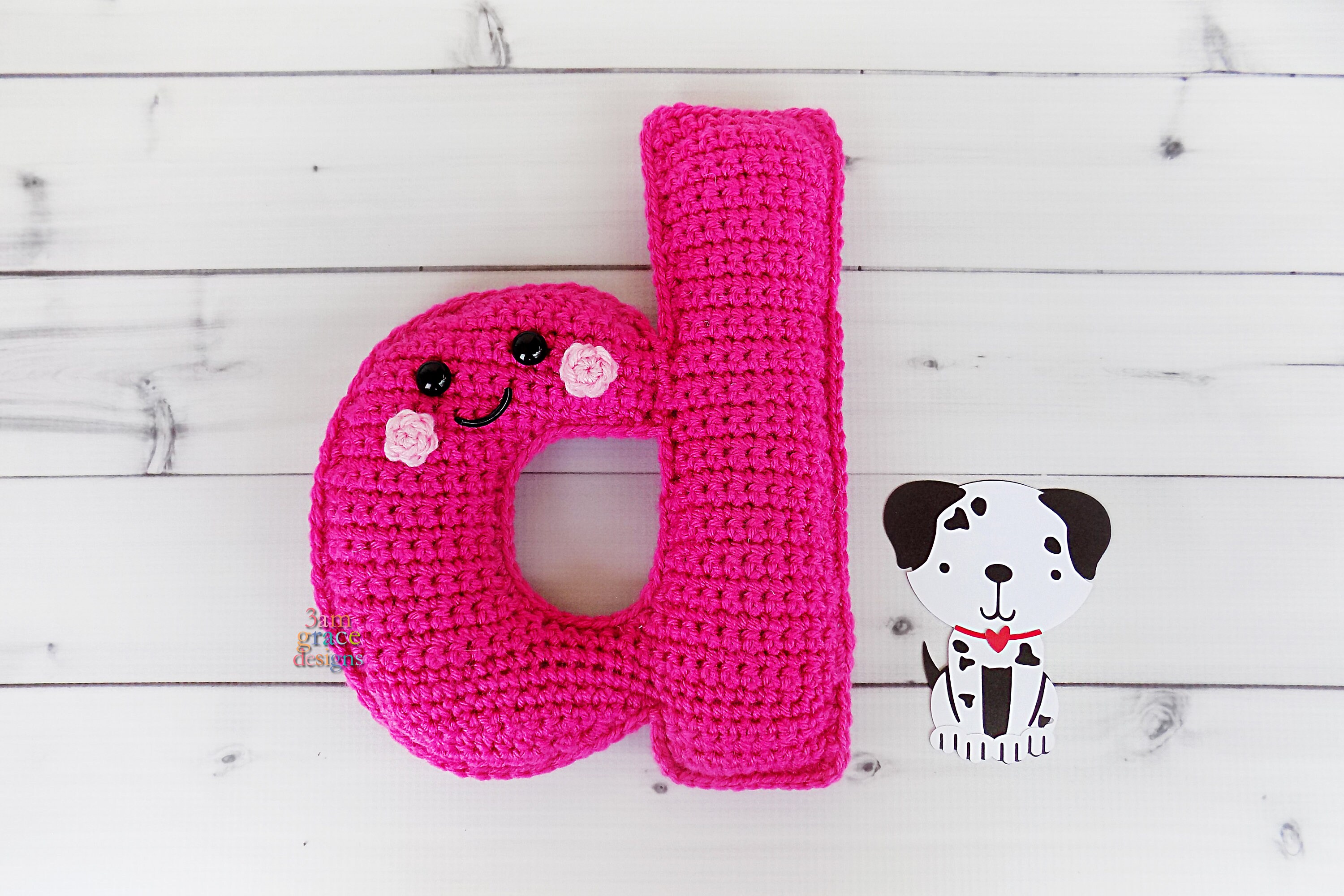 Lower Case Letter D Crochet Pattern Letter D Amigurumi Etsy.de
