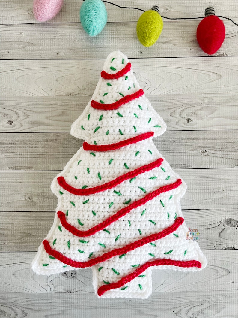 Christmas Tree Crochet Pattern, Christmas Tree Amigurumi Pattern, Christmas Tree Kawaii Cuddler, Christmas Tree Ragdoll, Crochet Tree image 10