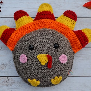 Modello Turchia all'uncinetto, modello Amigurumi Turchia, coccolone Kawaii di Turchia, bambola di pezza di Turchia, bambola Ragdoll di Turchia, modello di Turchia all'uncinetto