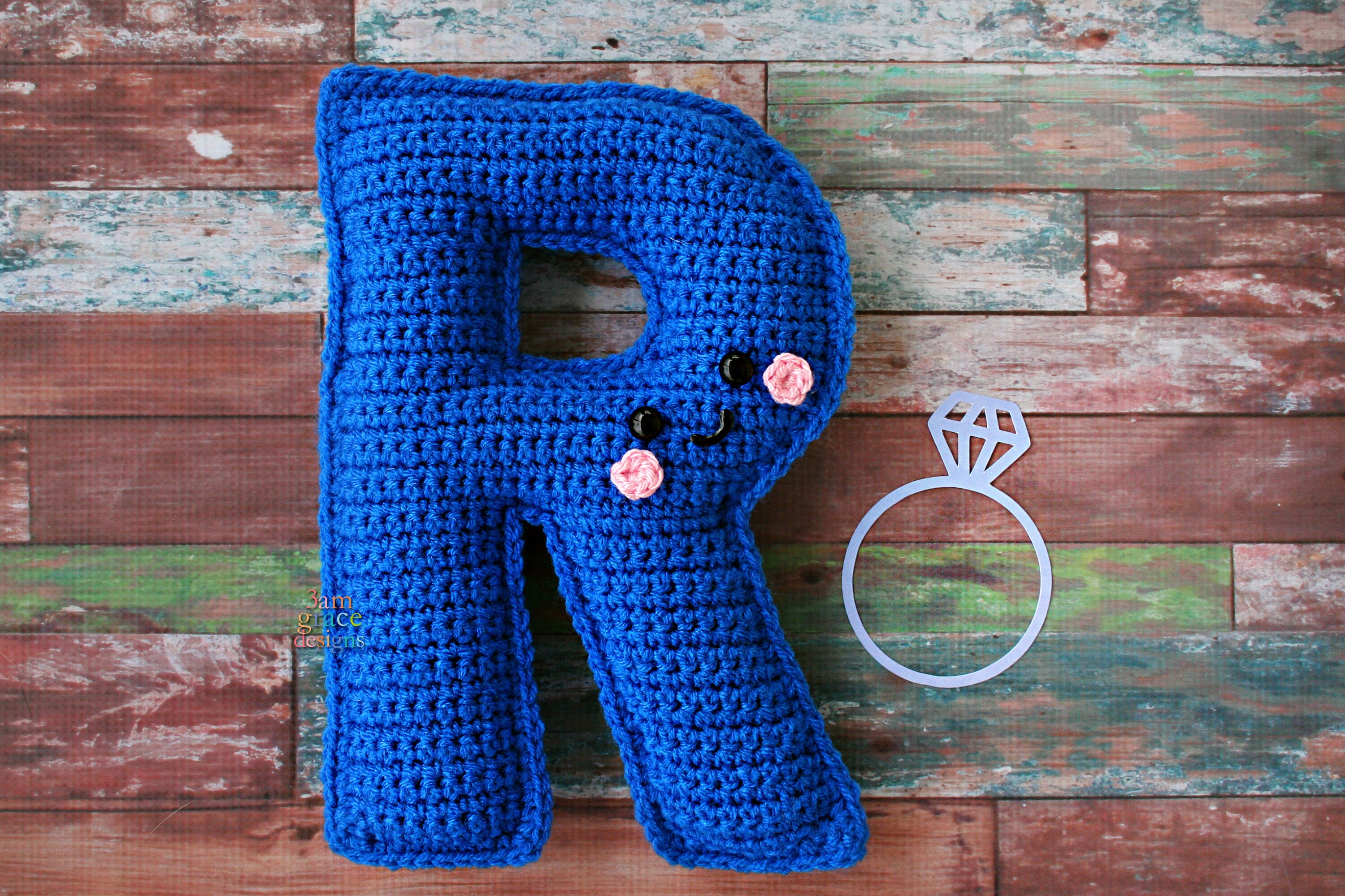 Letter R Crochet Pattern Letter R Amigurumi Pattern Alphabet - Etsy