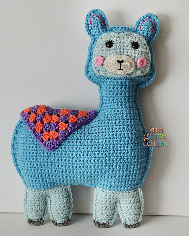 Llama Crochet Pattern, Llama Amigurumi Pattern, Llama Kawaii Cuddler, Llama Pattern, Llama Ragdoll Pattern, Llama Rag Doll Pattern image 2