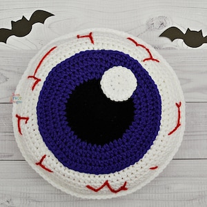 Eyeball Crochet Pattern, Eyeball Amigurumi Pattern, Eyeball Kawaii ...