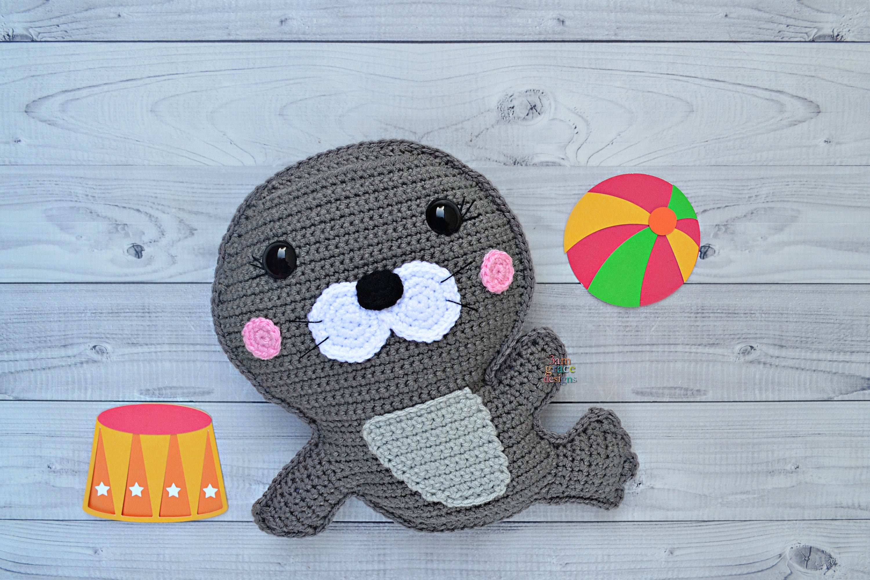 39 Seal Crochet Patterns for Ocean-Themed Amigurumi, Gifts, and Cozy Decor 31 Seal Amigurumi Plushie Crochet Pattern Kawaii Cuddler