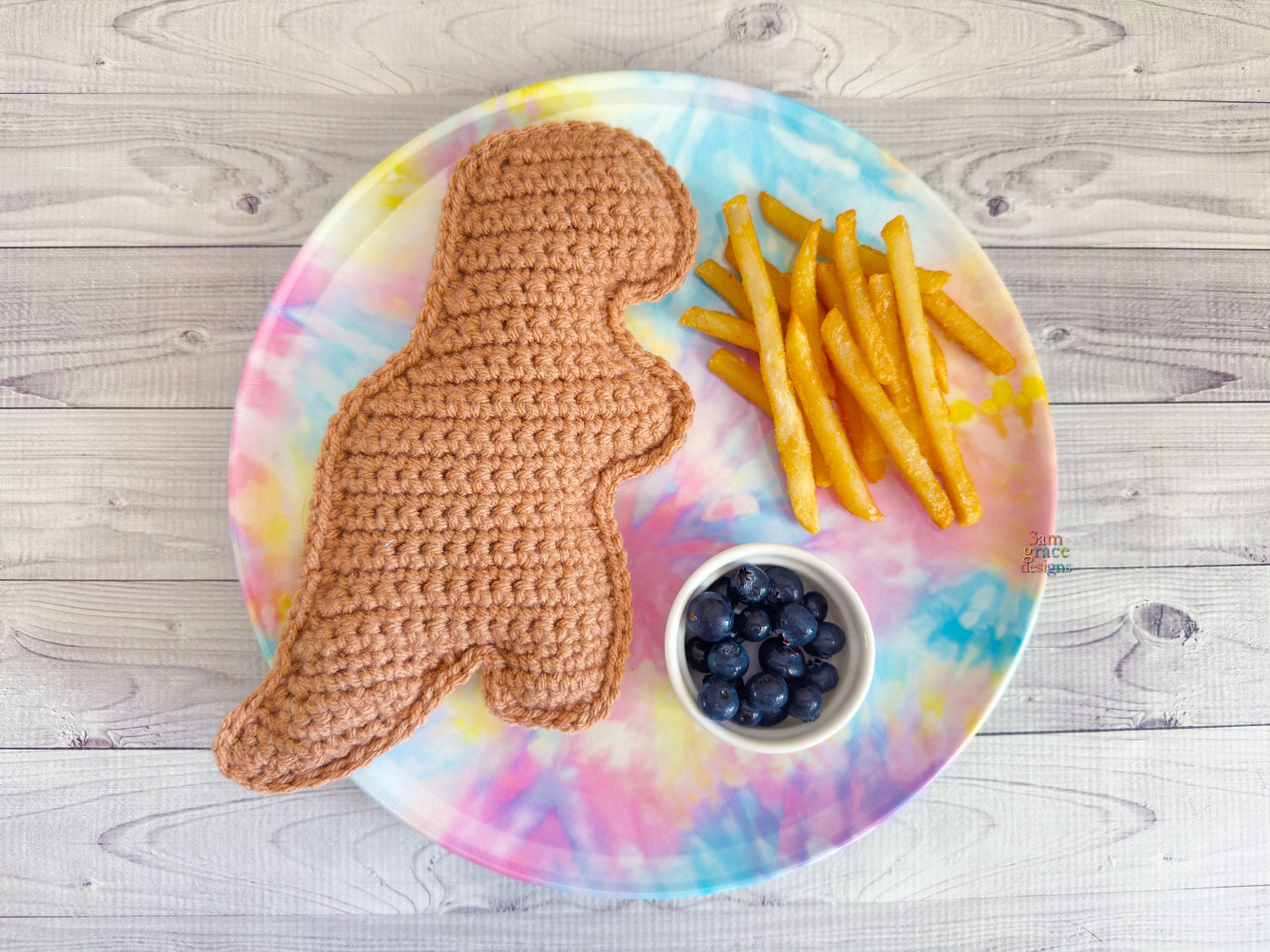 39 T-Rex Crochet Patterns: Unearth Your Creative Side with Dinosaur Designs 36 Mini T-Rex Dinosaur Chicken Nugget Amigurumi Crochet