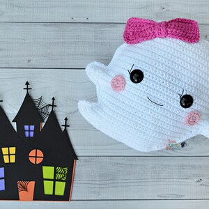 Ghost Crochet Pattern, Ghost Amigurumi Pattern, Ghost Kawaii Cuddler, Ghost Rag doll, Ghost Ragdoll, Kawaii Ghost, Crochet Ghost Pattern