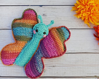 Butterfly Crochet Pattern, Butterfly Amigurumi Pattern, Butterfly Kawaii Cuddler, Butterfly Rag doll, Butterfly Ragdoll, Kawaii Butterfly