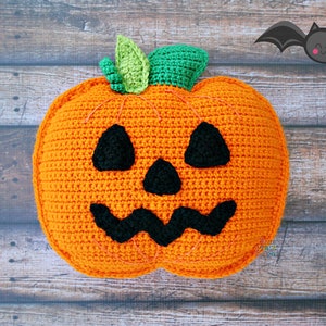 Modello all'uncinetto di Jack O Lantern, modello Amigurumi di Jack O Lantern, coccolone Kawaii di Jack O Lantern, bambola di pezza di Jack O Lantern, Jack O Lantern