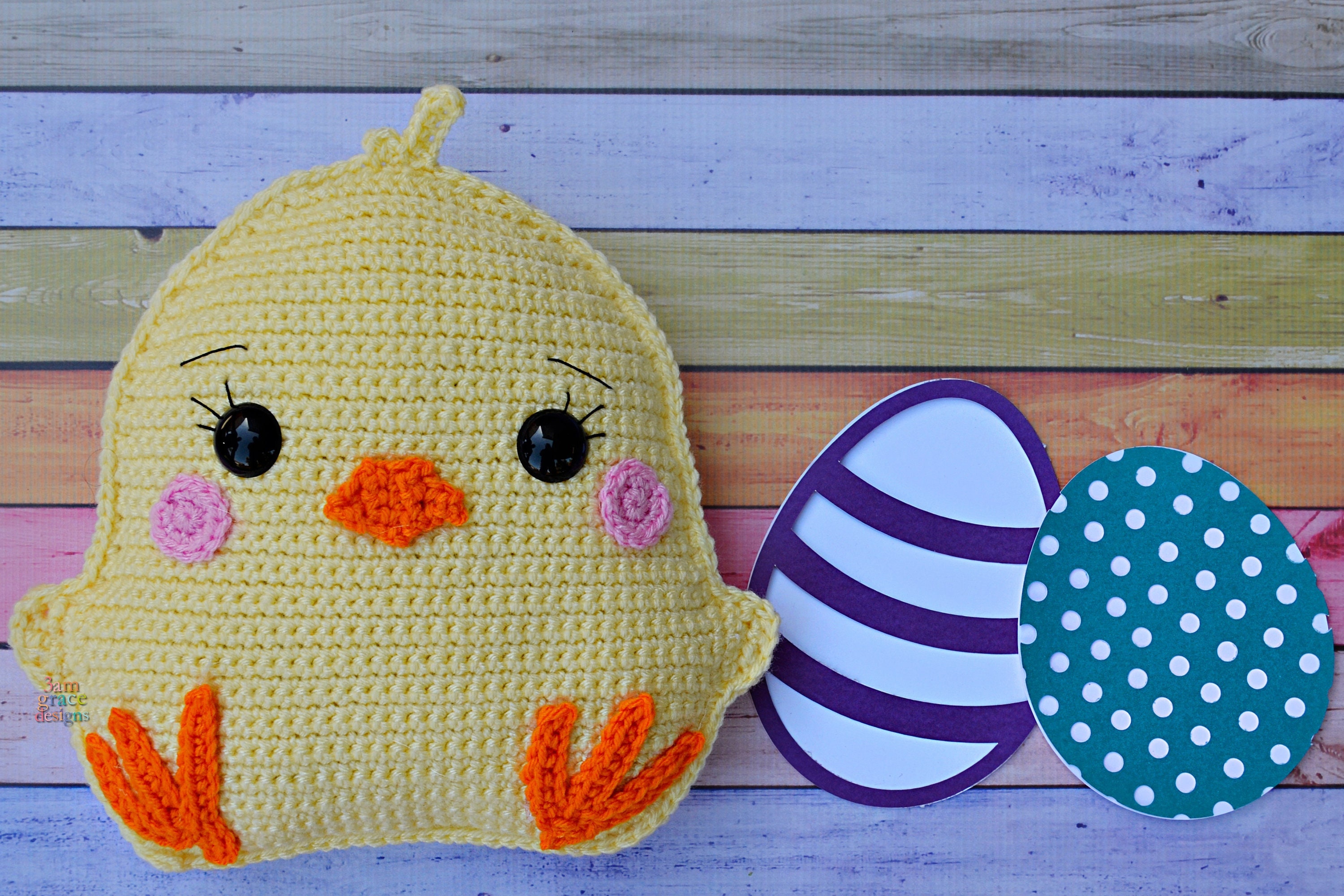 Chick Amigurumi Plushie Crochet Pattern Kawaii Cuddler Ragdoll PDF ...