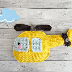 Helicopter Crochet Pattern, Helicopter Amigurumi Pattern, Helicopter Kawaii Cuddler, Helicopter Rag doll, Helicopter Ragdoll, Helicopter