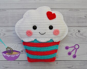 Cupcake Häkelanleitung, Cupcake Amigurumi Muster, Cupcake Kawaii Kuscheltier, Cupcake Ragdoll, Cupcake Plushie, Cupcake Muster, Cupcake