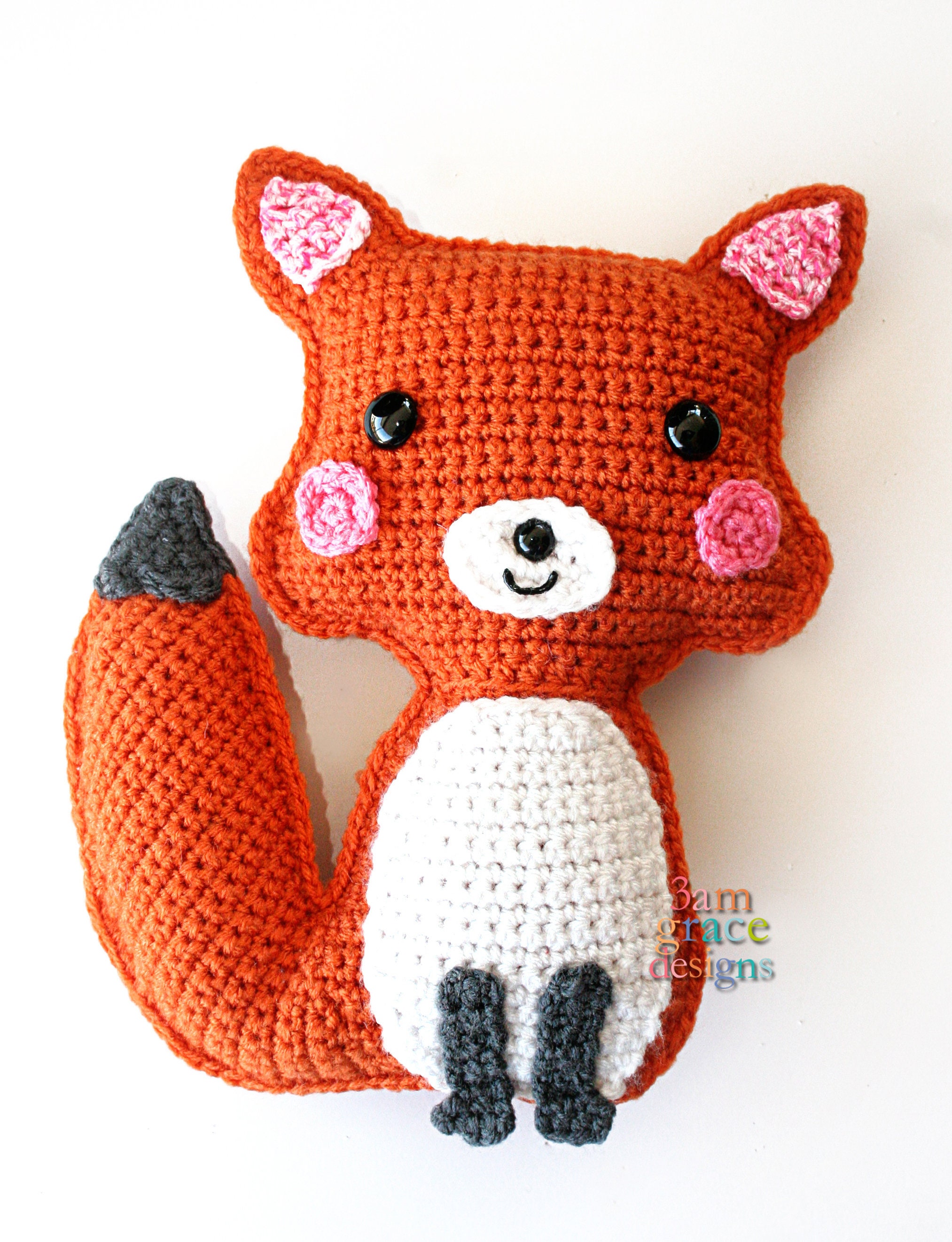 40 Fox Crochet Patterns: Fun & Easy Projects for Crafty Individuals 23 Fox Amigurumi Plushie Crochet Pattern Kawaii Cuddler