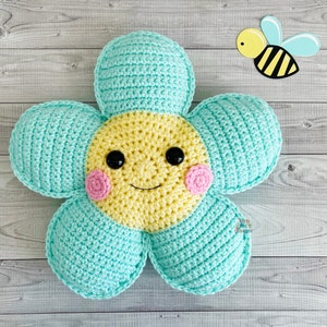 Daisy Flower Crochet Pattern, Daisy Flower Amigurumi Pattern, Daisy Flower Kawaii Cuddler, Daisy Flower Rag doll, Daisy Flower Ragdoll