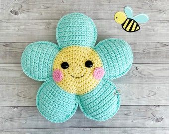 Daisy Flower Crochet Pattern, Daisy Flower Amigurumi Pattern, Daisy Flower Kawaii Cuddler, Daisy Flower Rag doll, Daisy Flower Ragdoll