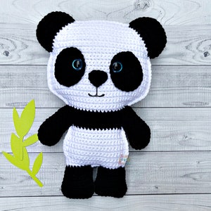 Panda Bear Crochet Pattern, Panda Bear Amigurumi Pattern, Panda Bear Kawaii Cuddler, Panda Crochet Pattern, Panda Amigurumi Pattern