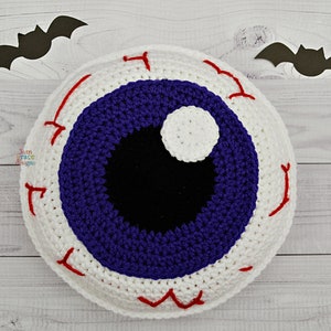 Eyeball Crochet Pattern, Eyeball Amigurumi Pattern, Eyeball Kawaii ...