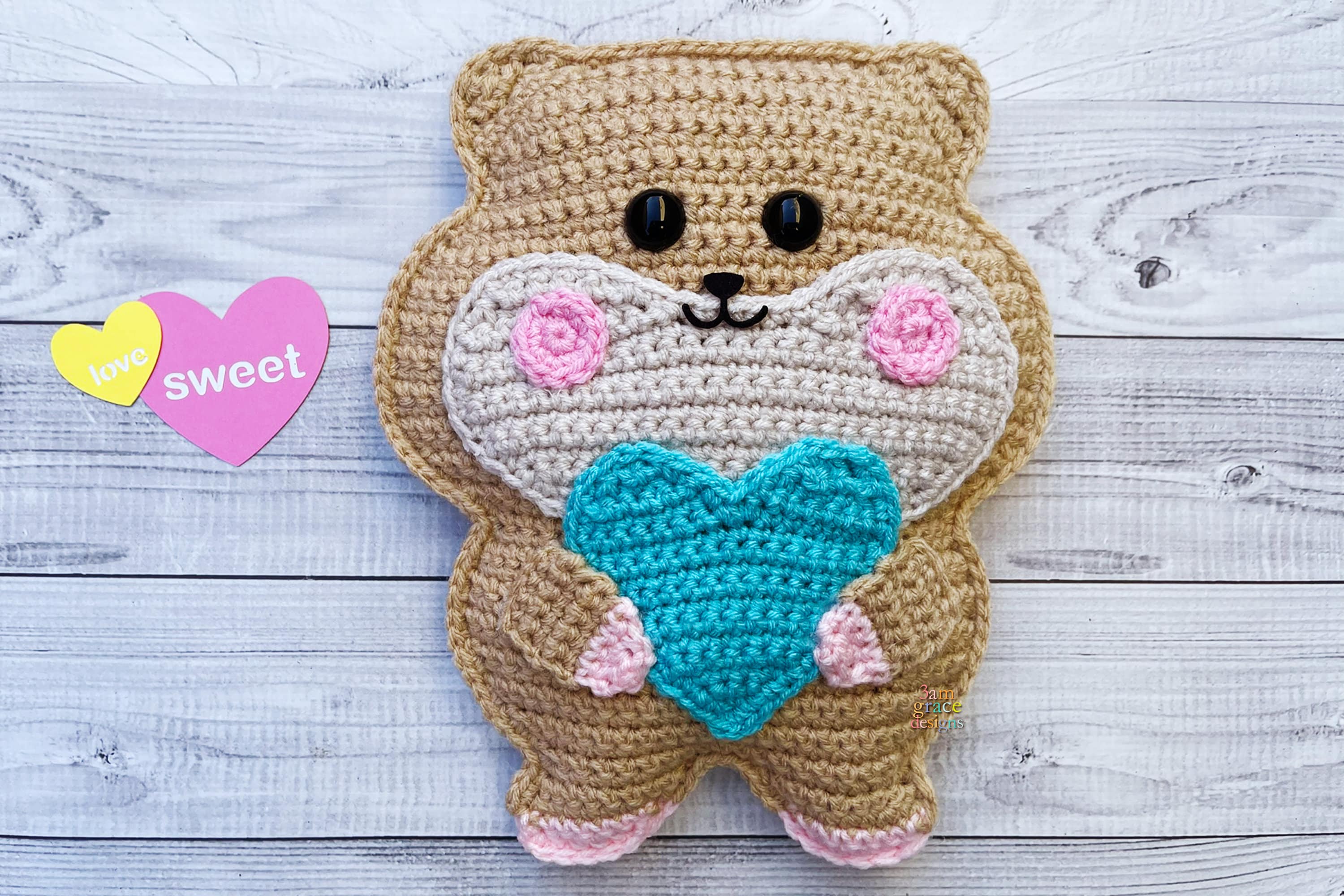 24 Hamster Crochet Patterns for Adorable Gifts, Desk Decor, and Tiny Plushie Fun 17 Hamster Amigurumi Plushie Crochet Pattern Kawaii Cuddler