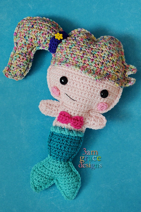 Ragdoll mermaid crochet online pattern