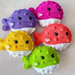 Mini Pufferfish Crochet Pattern: Amigurumi Kawaii Cuddler (PDF Download)