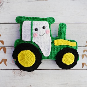 Tractor Crochet Pattern, Tractor Amigurumi Pattern, Tractor Kawaii Cuddler, Tractor Rag doll, Tractor Ragdoll, Tractor Plush