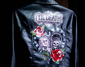 Custom painted jacket, handpainted jacket