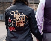 Beauty and the Beast inspired custom painted jacket