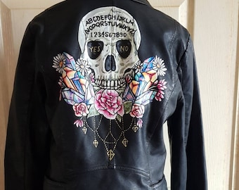 Custom handpainted jacket