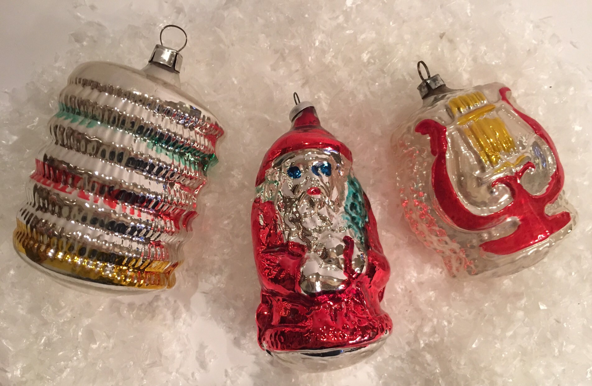 Vintage German Hand Blown Glass Christmas Ornaments Antique Etsy UK