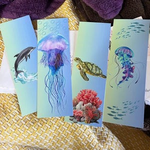 Ocean Themed Bookmarks