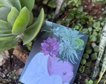 Self Care Blank Greeting Card