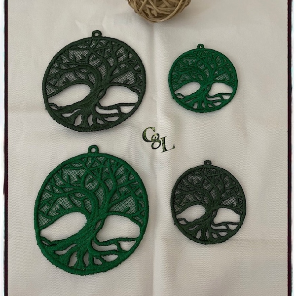 Eden's Tree Lace Collection | Handmade | Larping | Garb | Present Tag | Gift Tags | Decor | Window Decor | Ornament | FSL | Ready to Ship