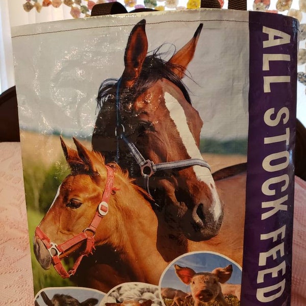 Horse Feed Sack Etsy