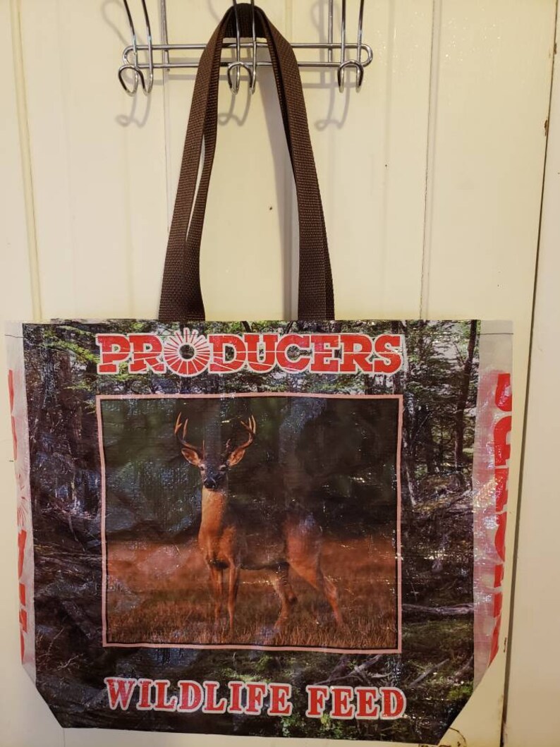 Assortment of Deer Feed Bag Totes Free Ship Etsy